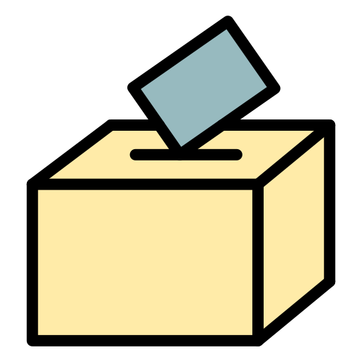 boîte de vote Generic color lineal-color Icône