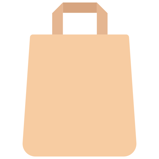 plastikowa torba Generic color fill ikona