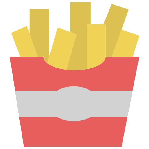 papas fritas Generic color fill icono