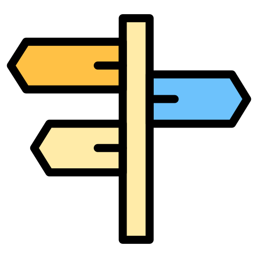 richtungstafel Generic color lineal-color icon