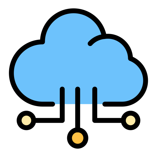 cloud-netzwerk Generic color lineal-color icon