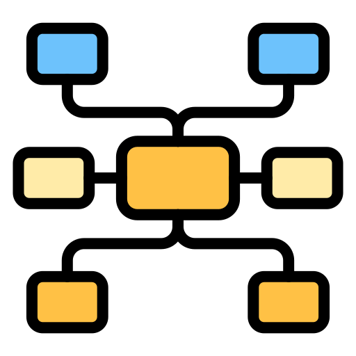 algoritmo Generic color lineal-color icona