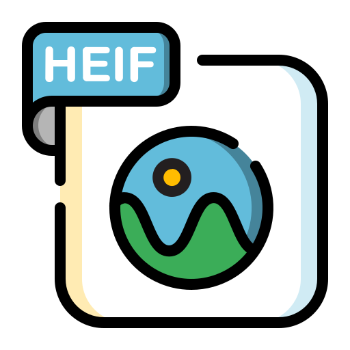 heif Generic color lineal-color icono