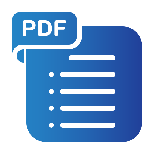 Pdf Generic gradient fill icon