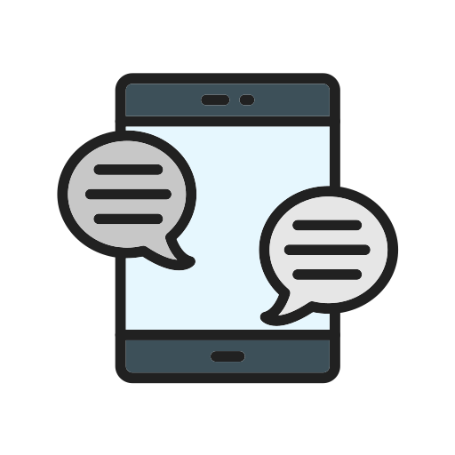 Mobile chat Generic color lineal-color icon
