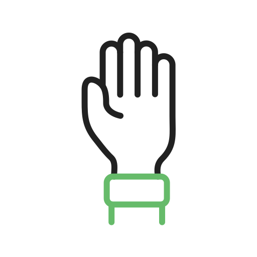 手を上げる Generic color outline icon