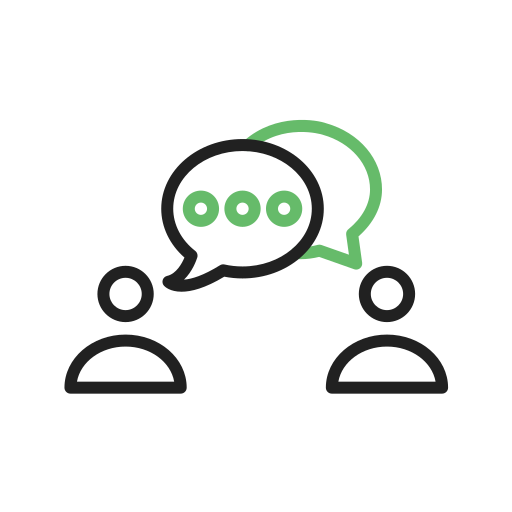 Discussion Generic color outline icon