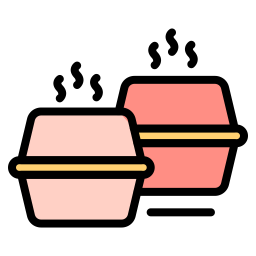 Коробка для еды Generic color lineal-color иконка