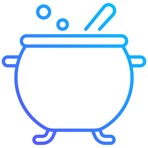 Cauldron Generic gradient outline icon