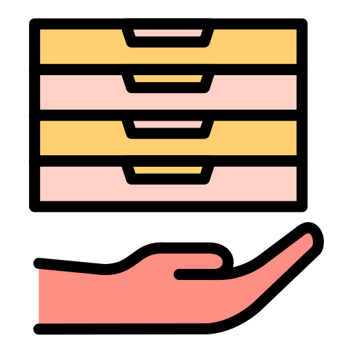 ピザボックス Generic color lineal-color icon