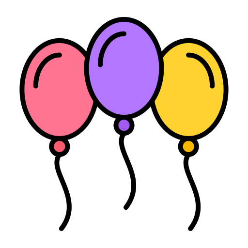 balony Generic color lineal-color ikona