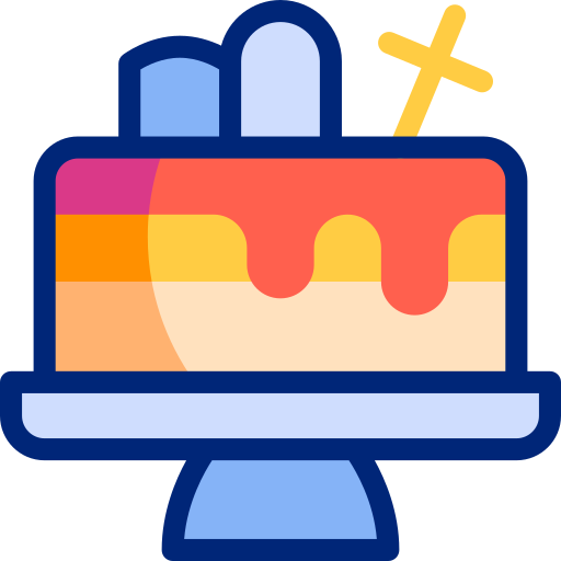 ケーキ Basic Accent Lineal Color icon