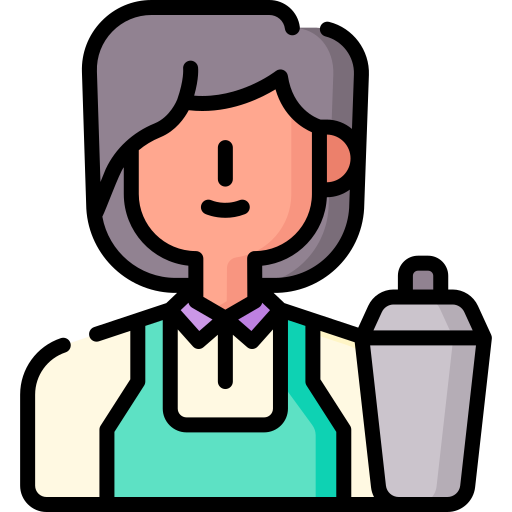 Bartender Special Lineal color icon