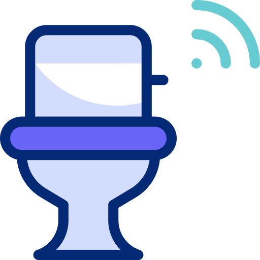 Toilet Basic Accent Lineal Color icon