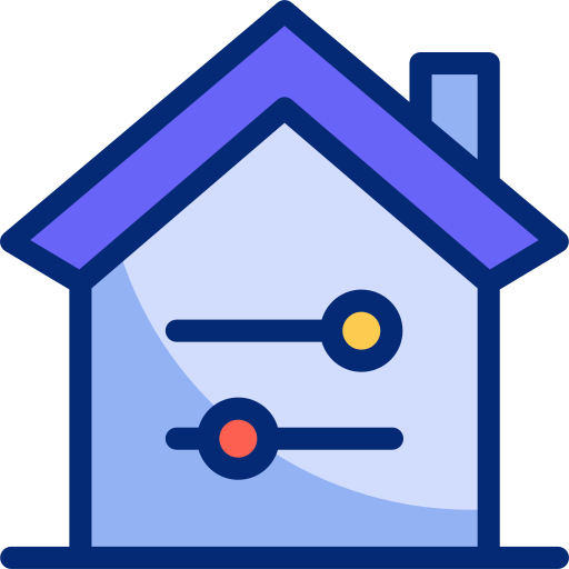 Smarthouse Basic Accent Lineal Color icon