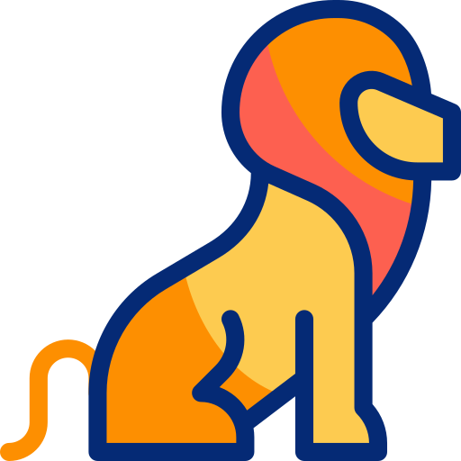 Lion Basic Accent Lineal Color icon