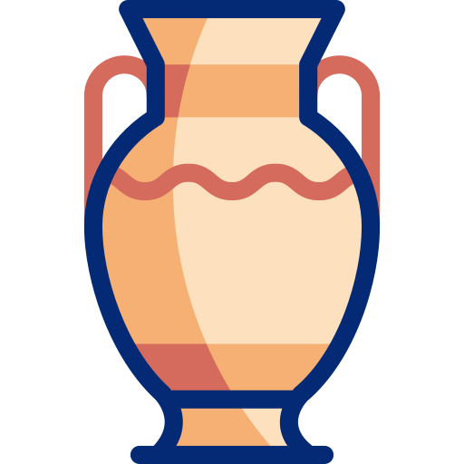 vase Basic Accent Lineal Color icon