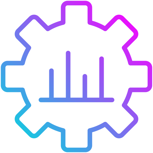 analitica Generic gradient outline icona