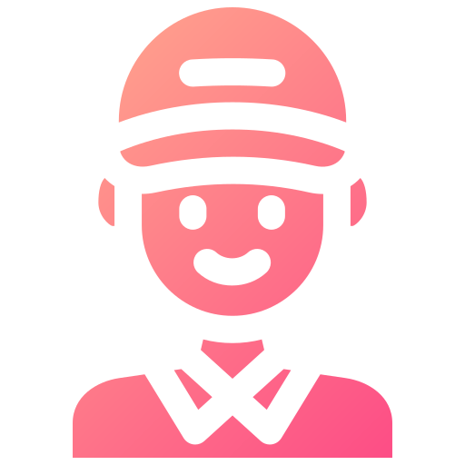 Delivery man Generic gradient fill icon