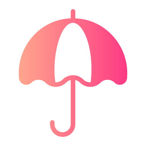 paraguas Generic gradient fill icono