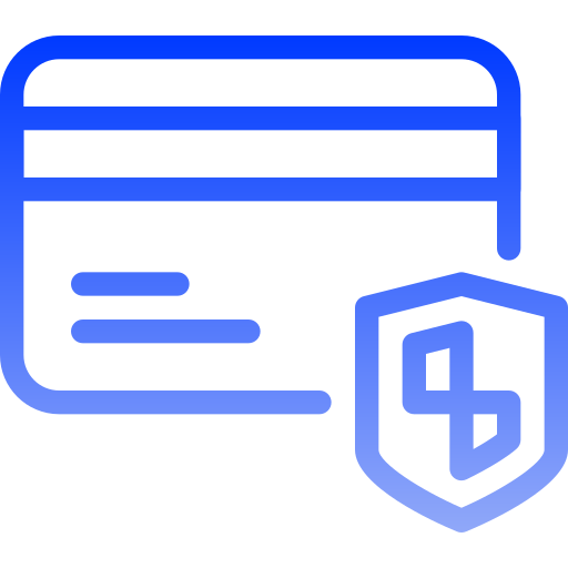 Secure card Generic gradient outline icon