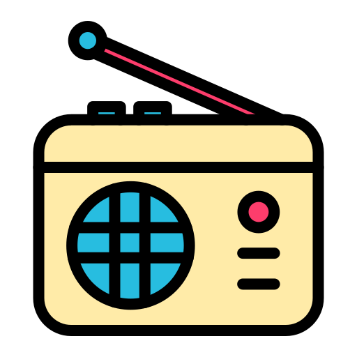 Radio Generic color lineal-color icon