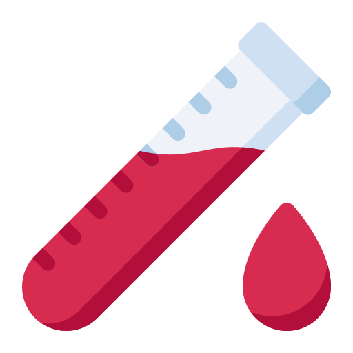 test sanguin Generic color fill Icône