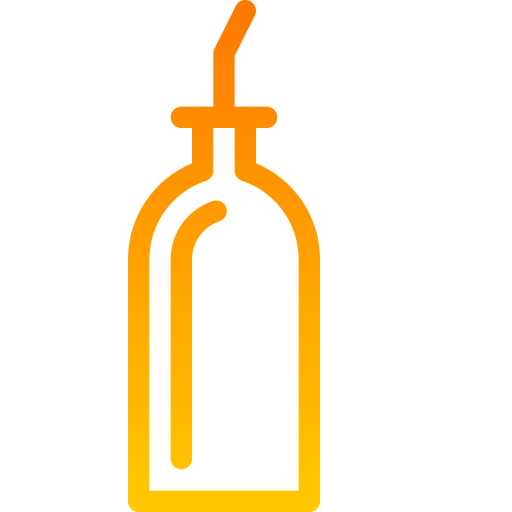 olie pot Generic gradient outline icoon
