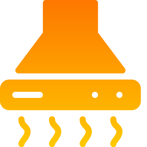 Cooker hood Generic gradient fill icon