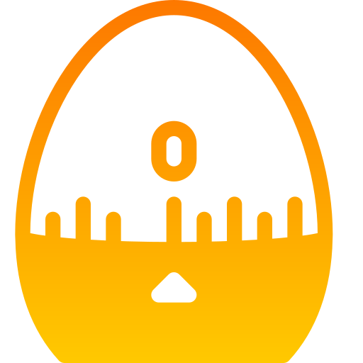 Egg timer Generic gradient fill icon