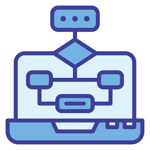 Algorithm Generic color lineal-color icon