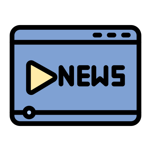 News media Generic color lineal-color icon