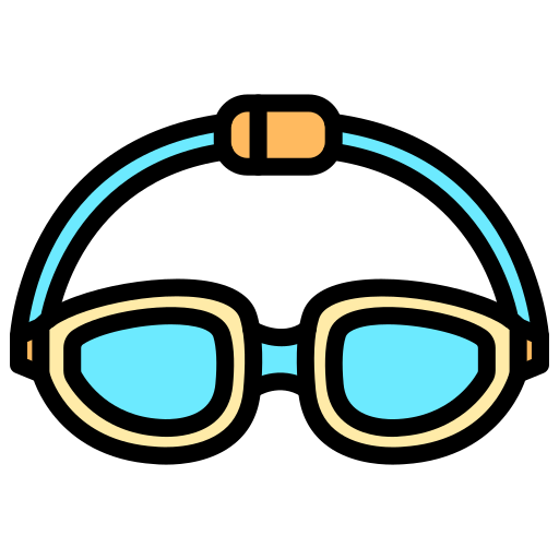 Óculos de natação Generic color lineal-color Ícone