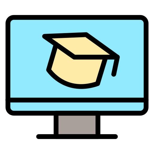Online learning Generic color lineal-color icon
