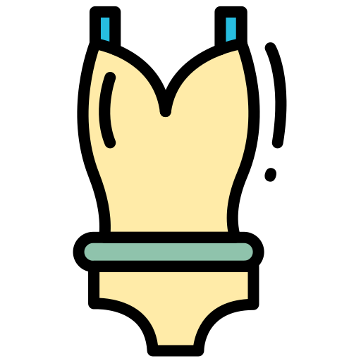 traje de baño Generic color lineal-color icono