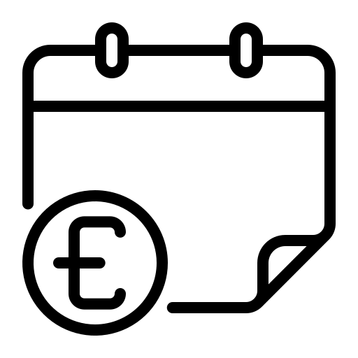 Euro Generic black outline icon