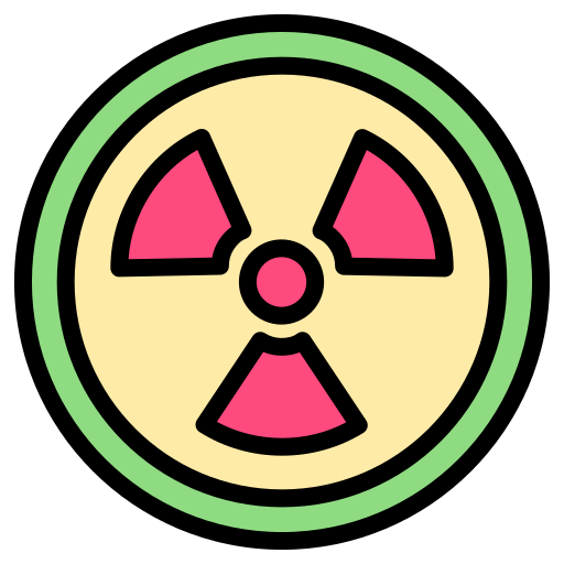 signo de radiación Generic color lineal-color icono