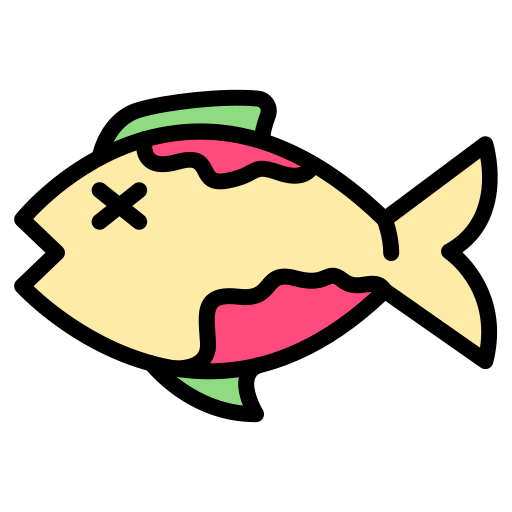 死んだ魚 Generic color lineal-color icon