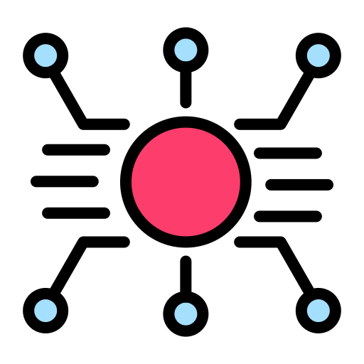 algoritmo Generic color lineal-color icono