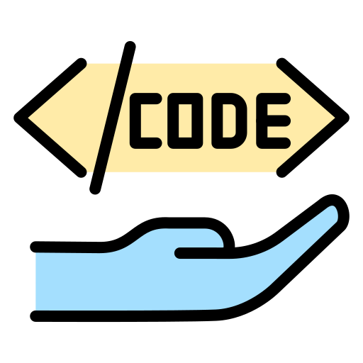 code Generic color lineal-color icon
