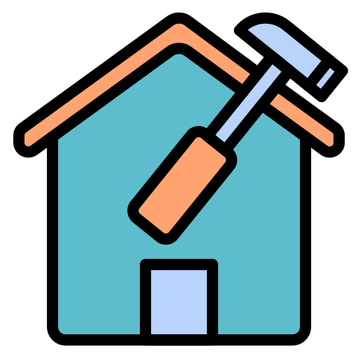 家の修理 Generic color lineal-color icon