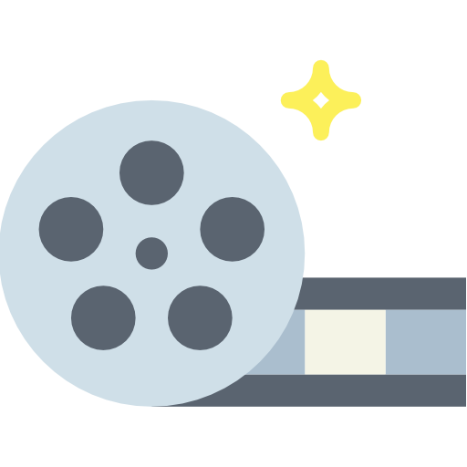 Film roll Smalllikeart Flat icon
