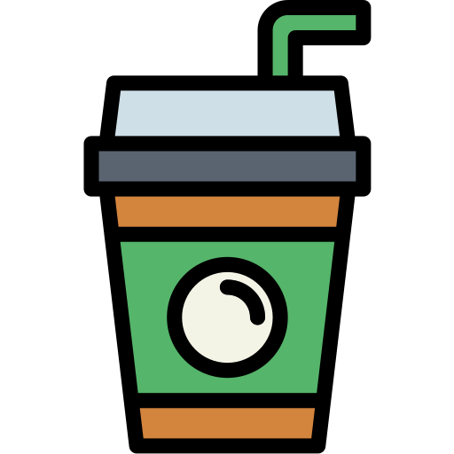 Coffee cup Smalllikeart Lineal Color icon