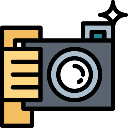 fotocamera Smalllikeart Lineal Color icona