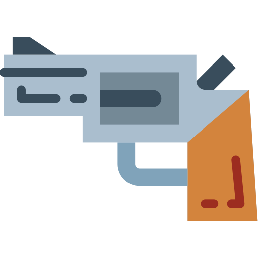 Revolver Smalllikeart Flat icon