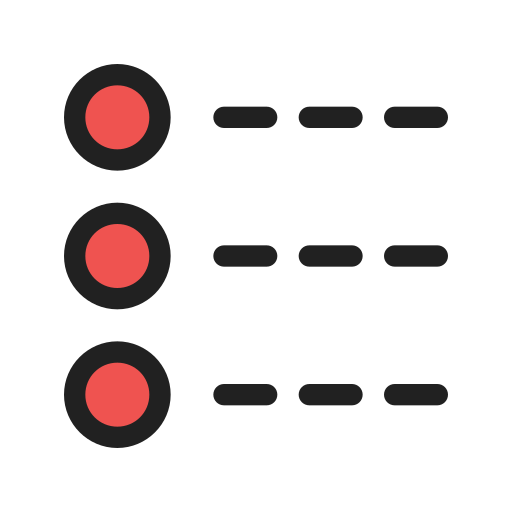 liste à puces Generic color lineal-color Icône