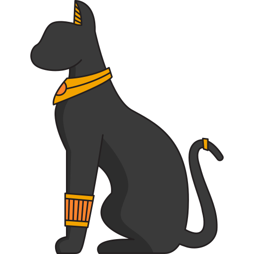 czarny kot Generic color lineal-color ikona