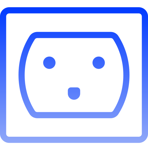 steckdose Generic gradient outline icon