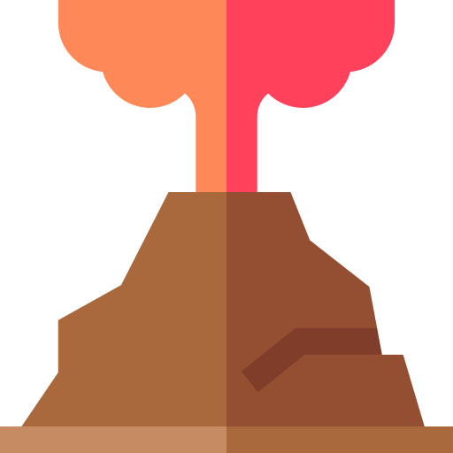 in eruzione Basic Straight Flat icona