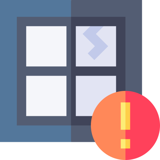 ventana Basic Straight Flat icono